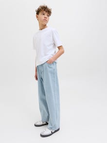 Jack & Jones JJIRON JJORIGINAL SQ 738 LN JNR Jeansy o kroju baggy Junior -Blue Denim - 12274844