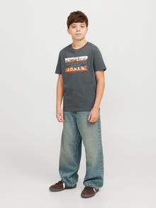 Jack & Jones Junior JJIRON JJORIGINAL MF 325 LN JNR Baggy fit -farkut -Blue Denim - 12274845