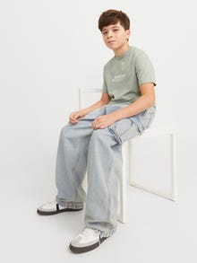 Jack & Jones JJIALEX JJCARGO AKM 311 LN JNR Baggy fit jeans Junior -Blue Denim - 12274848