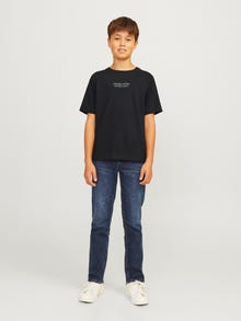 Jack & Jones Printed T-shirt For boys -Black - 12274874
