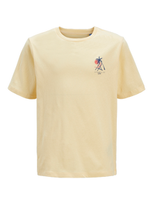 Jack & Jones Camiseta Estampado Para chicos -Italian Straw - 12274879