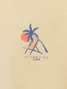 Jack & Jones Spausdintas raštas Marškinėliai For boys -Italian Straw - 12274879