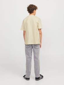 Jack & Jones Koszulki z nadrukiem T-shirt Junior -Antique White - 12274892