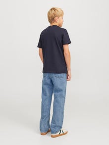 Jack & Jones JJICHRIS JJCLASSIC AM 479 JNR Jeansy o swobodnym kroju Junior -Blue Denim - 12274898