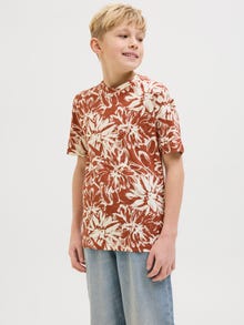 Jack & Jones All Over Print T-shirt Junior -Arabian Spice - 12274909