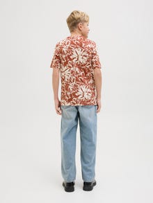 Jack & Jones All Over Print T-shirt Junior -Arabian Spice - 12274909