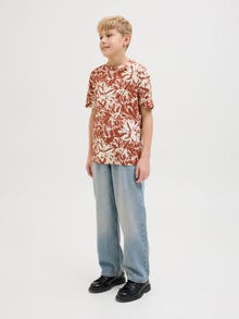 Jack & Jones All Over Print T-shirt Junior -Arabian Spice - 12274909