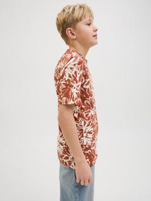 Jack & Jones All Over Print T-shirt Junior -Arabian Spice - 12274909