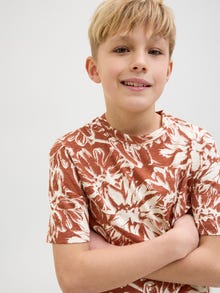 Jack & Jones All Over Print T-shirt Junior -Arabian Spice - 12274909