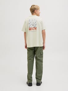 Jack & Jones Spausdintas raštas Marškinėliai Jaunimui -Celadon Tint - 12274920