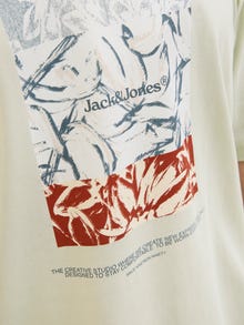 Jack & Jones Spausdintas raštas Marškinėliai Jaunimui -Celadon Tint - 12274920