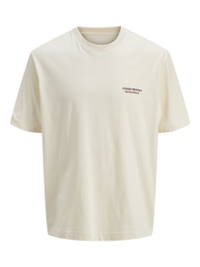 Jack & Jones Printet T-shirt Mini -Antique White - 12274924