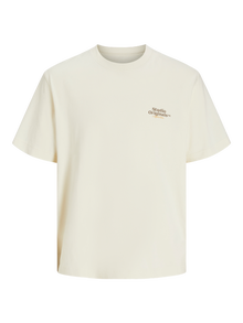 Jack & Jones T-shirt Junior -Antique White - 12274931