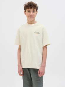 Jack & Jones T-shirt Junior -Antique White - 12274931