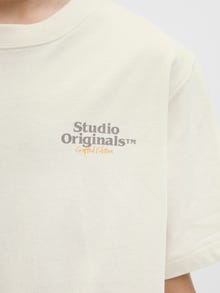Jack & Jones T-shirt Junior -Antique White - 12274931