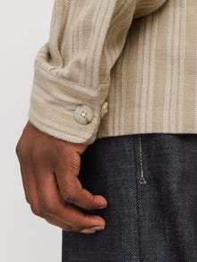 Jack & Jones Comfort Fit Overshirt -Greige - 12274955