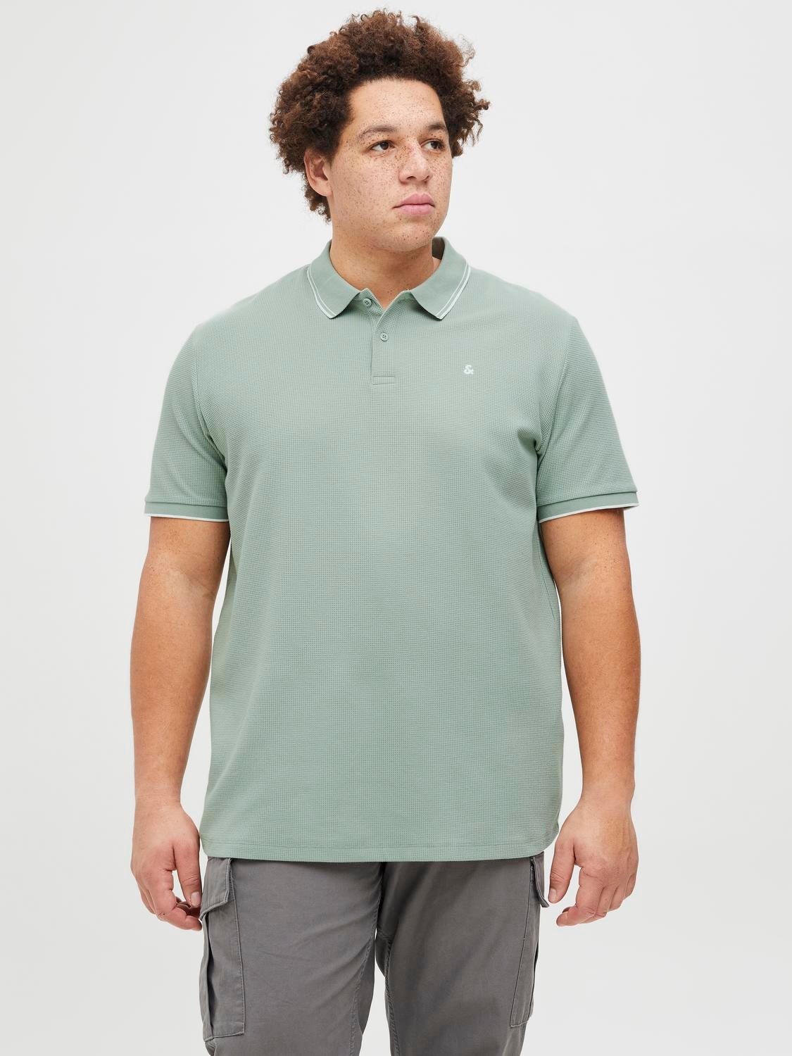 Plus Size Logo Poloshirt