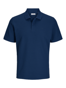 Jack & Jones Plus Size Logó Póló -Navy Blazer - 12274980
