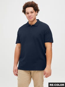 Jack & Jones Plus Size Logó Póló -Navy Blazer - 12274980