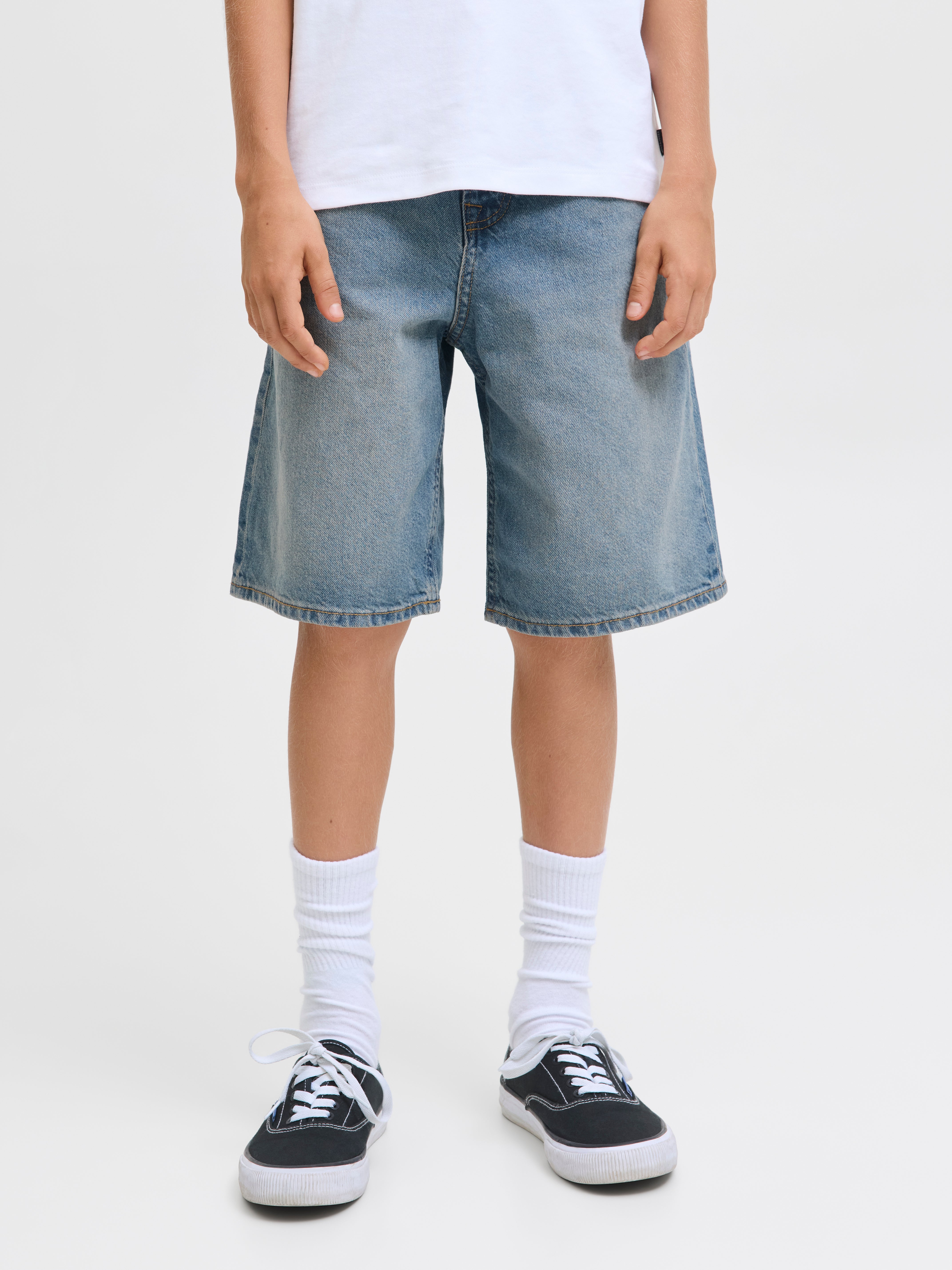 Baggy Fit Jeans-shorts Junior