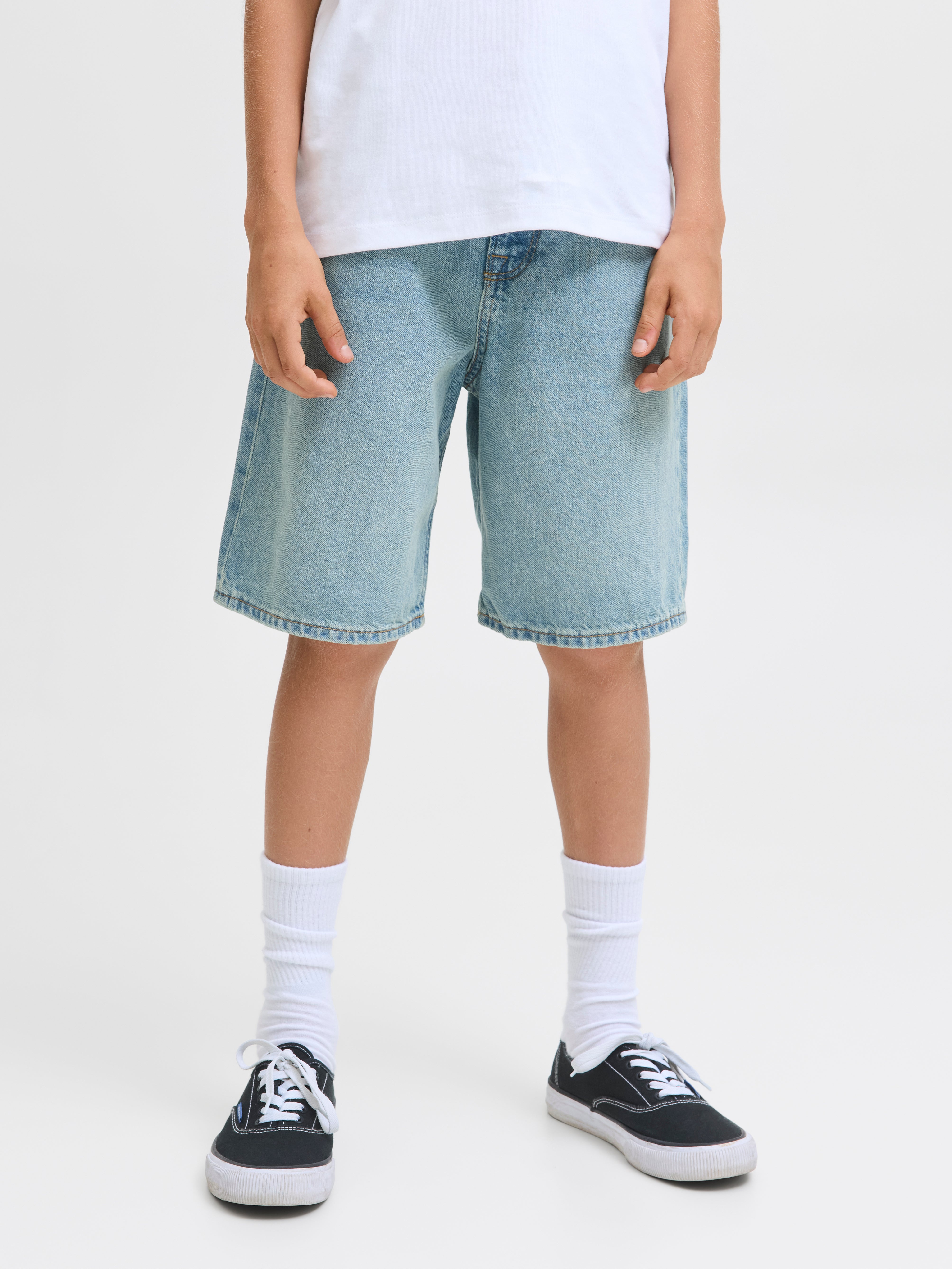 Baggy Fit Jeans-shorts Junior