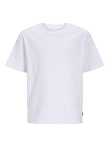 Jack & Jones 2er-pack Einfarbig T-shirt -White - 12275122