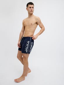 Jack & Jones Klasikinis kirpimas Maudymosi šortai -Navy Blazer - 12275129