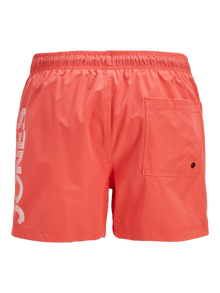 Jack & Jones Klasikinis kirpimas Maudymosi šortai -Hot Coral - 12275129