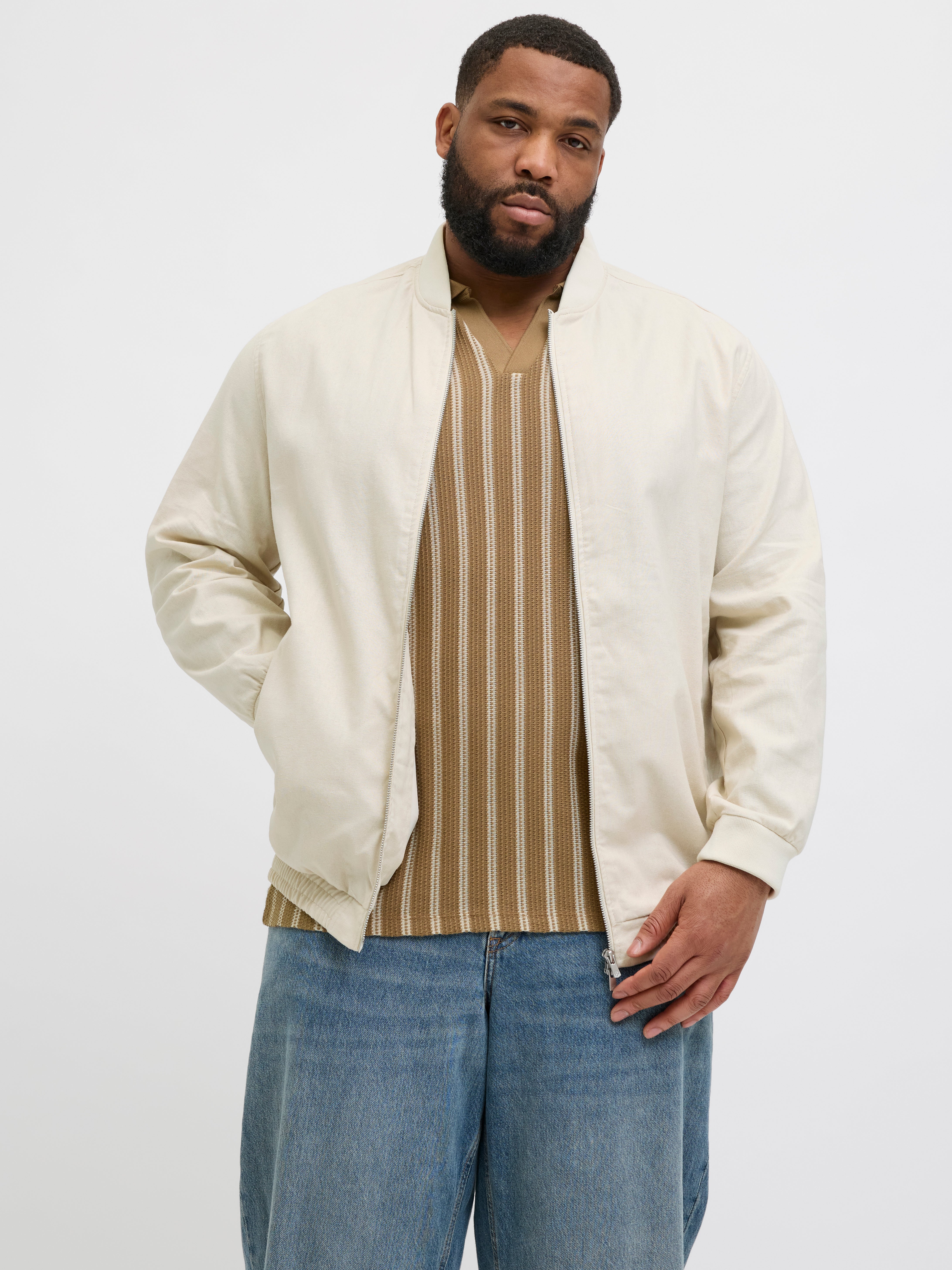 Plus Size Blousonjacke