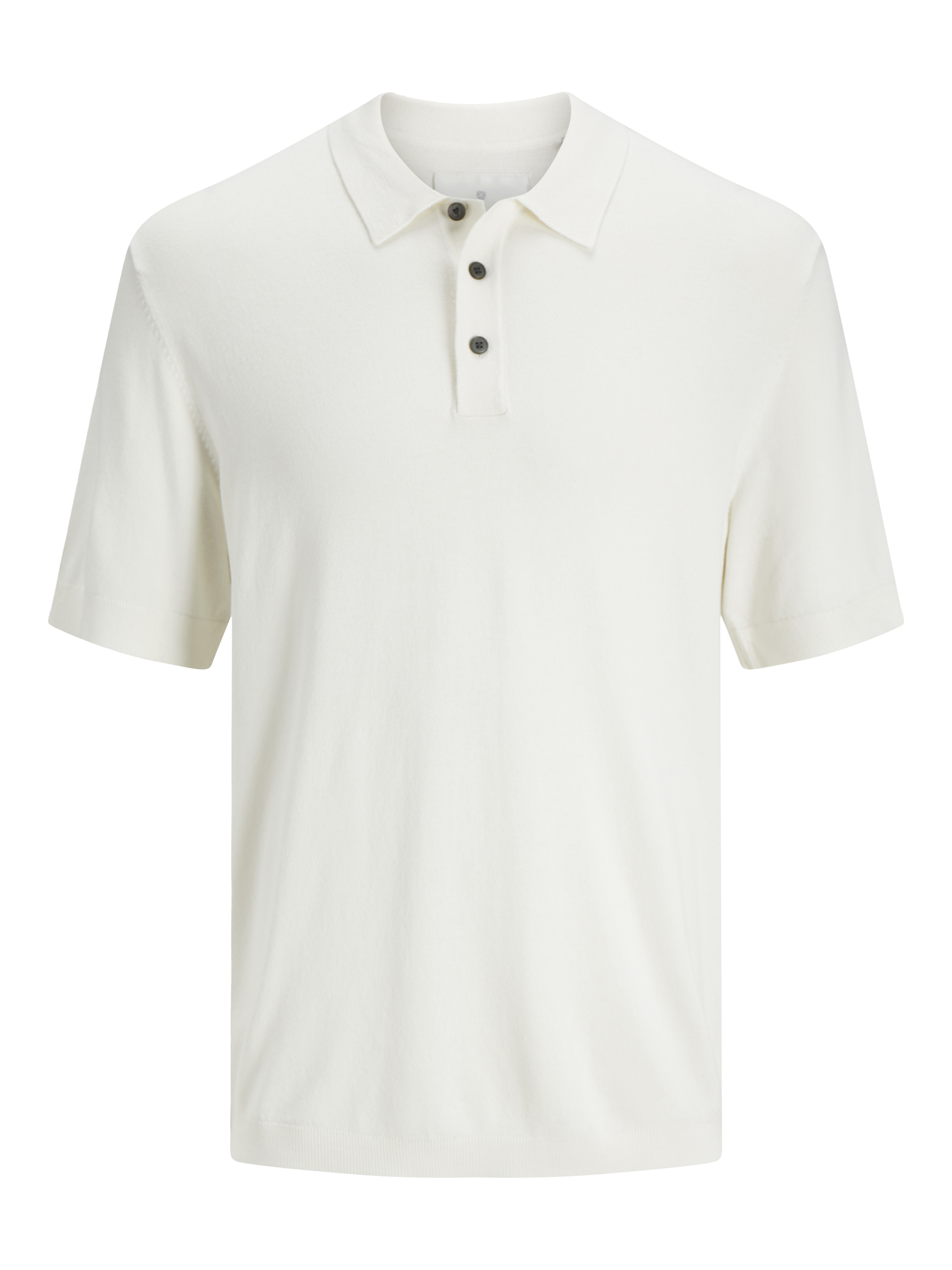 Thumbnail - Einfarbig Gestricktes Polo