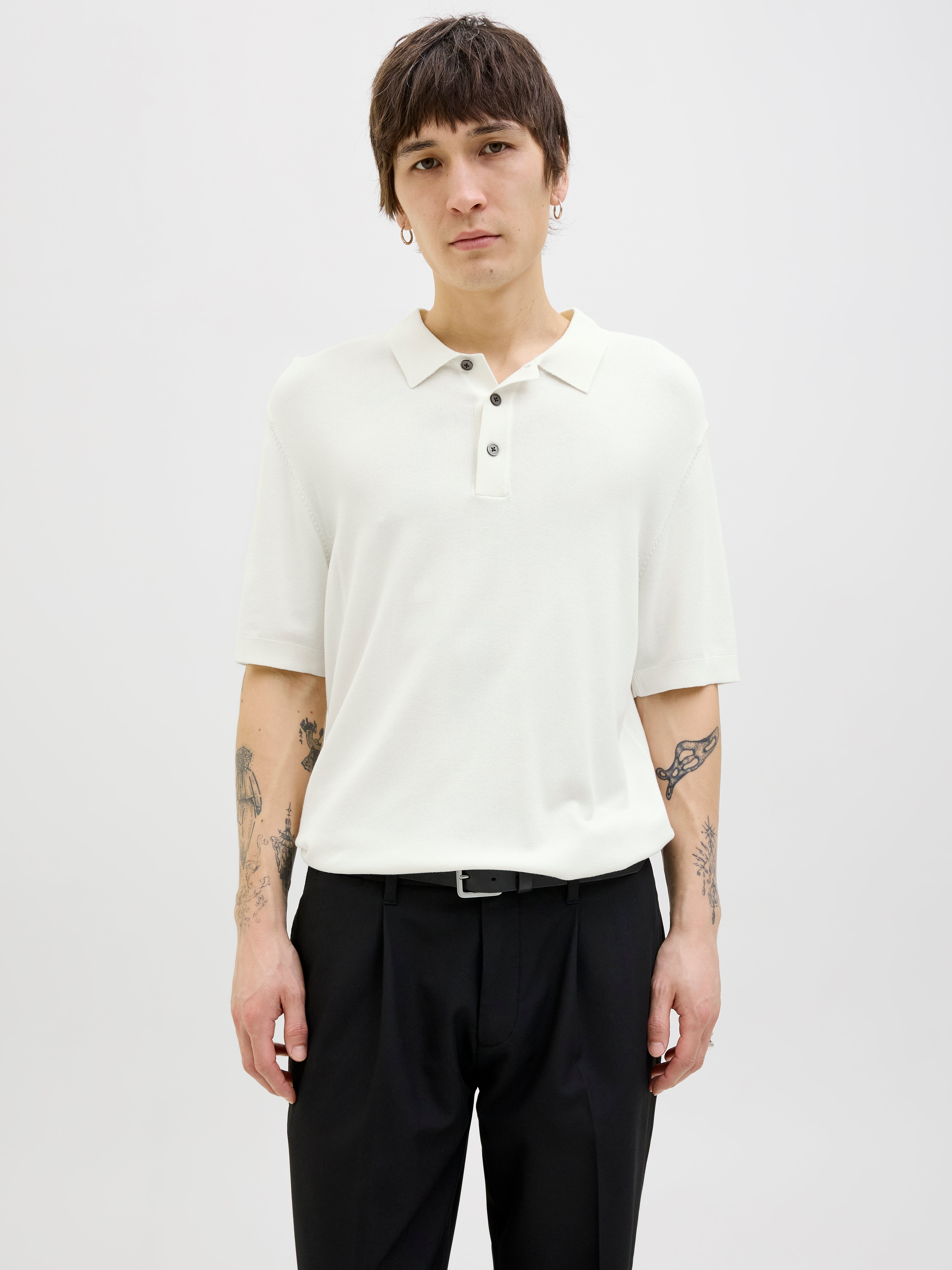 Plain Knitted polo