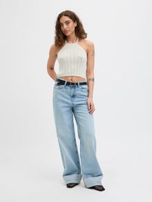 JJXX JXZOELLA Top de malha -Vanilla Ice - 12275501