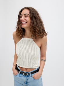 JJXX JXZOELLA Top de malha -Vanilla Ice - 12275501
