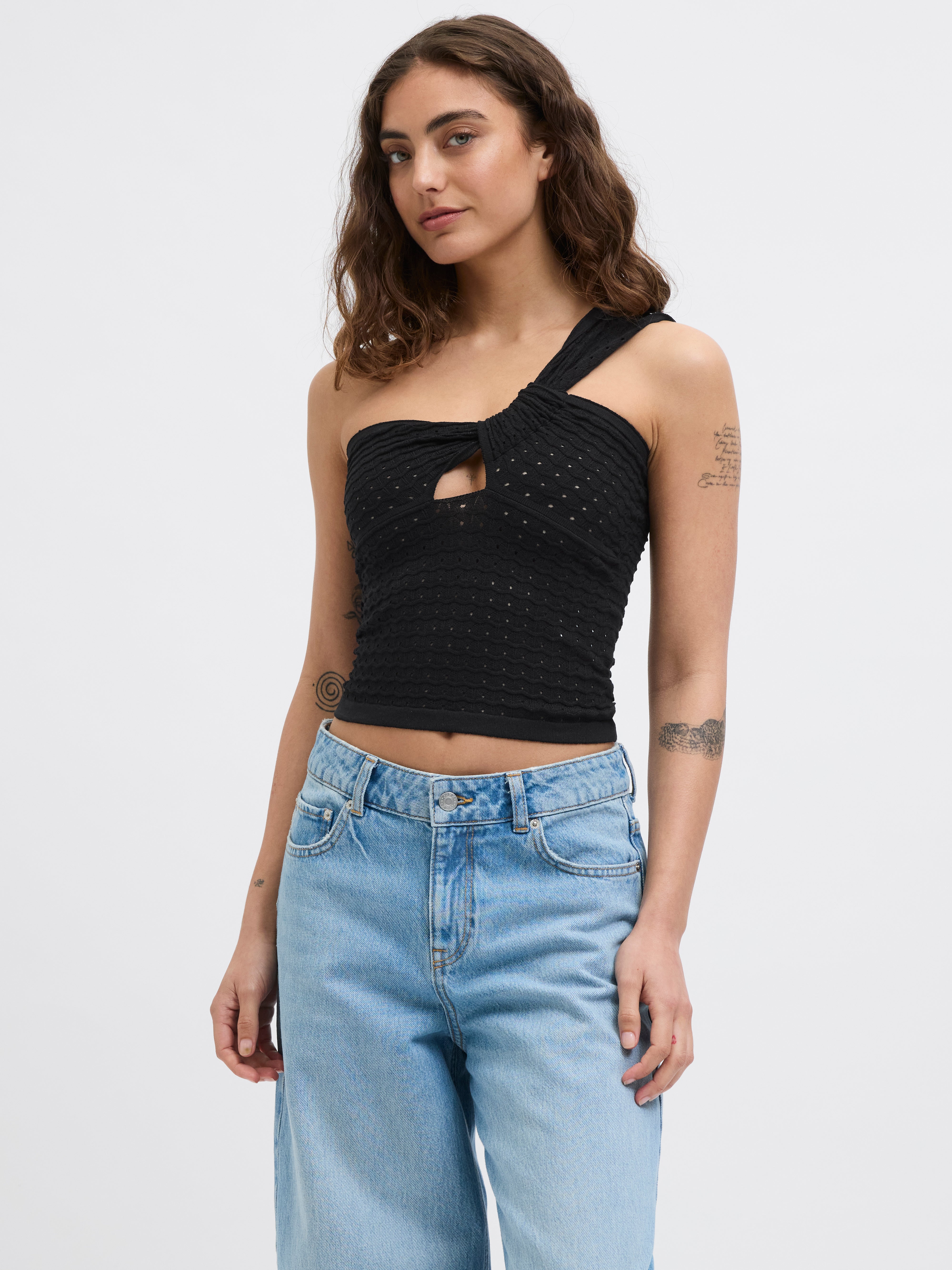 Jxneye Gestricktes Oberteil