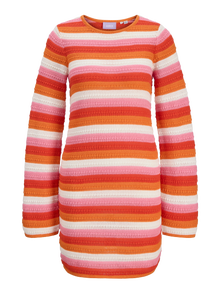 JJXX JXRORY Knitted Dress -Persimmon Orange - 12275508