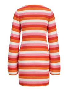 JJXX JXRORY Knitted Dress -Persimmon Orange - 12275508