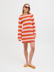 JJXX JXRORY Knitted Dress -Persimmon Orange - 12275508