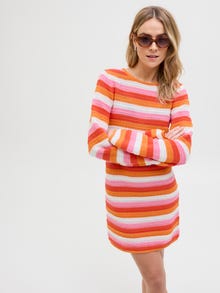 JJXX JXRORY Knitted Dress -Persimmon Orange - 12275508