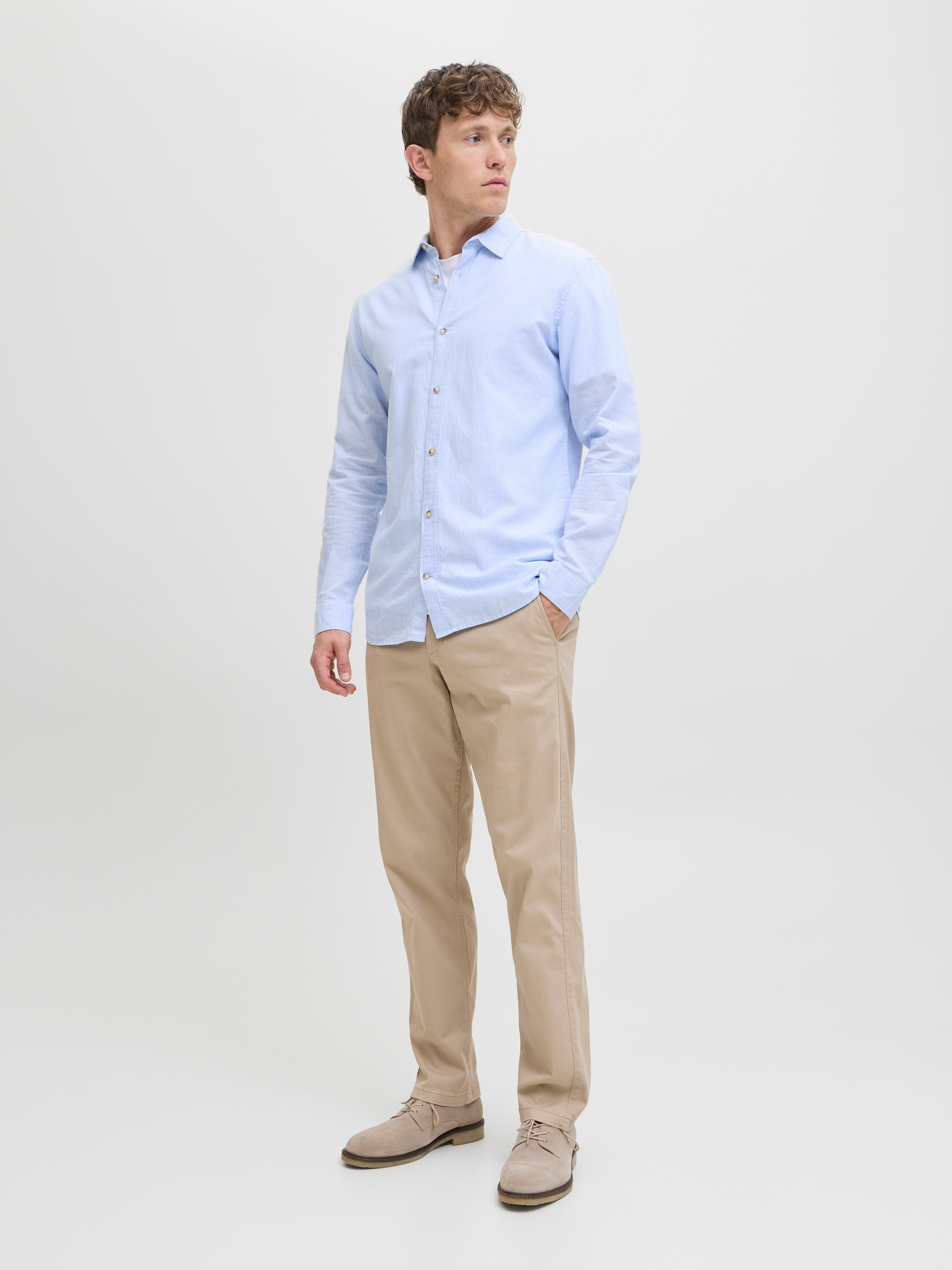 Thumbnail - 2er-pack Relaxed Fit Chino Hose