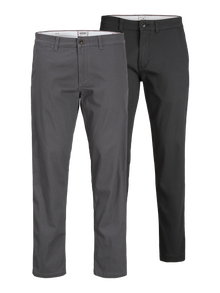 Jack & Jones 2-pak Relaxed Fit Opuštene hlače -Black - 12275705