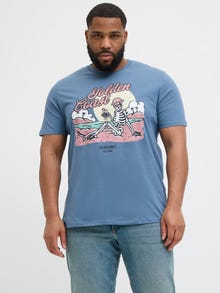 Jack & Jones Plus Size Gedrukt T-shirts -Oceanview - 12275739