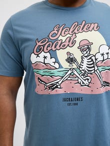 Jack & Jones Plus Size Gedrukt T-shirts -Oceanview - 12275739