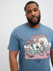 Jack & Jones Plus Size Gedrukt T-shirts -Oceanview - 12275739