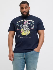 Jack & Jones Plus Size T-shirt Stampato -Sky Captain - 12275739