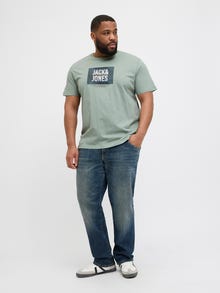 Jack & Jones Plus Size Logo T-paita -Iceberg Green - 12275743