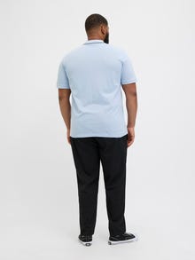 Jack & Jones Plus Size Polo Estampado -Chambray Blue - 12275744