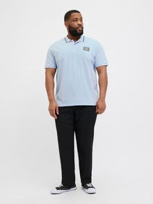 Jack & Jones Plus Size Polo Estampado -Chambray Blue - 12275744