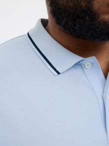 Jack & Jones Plus Size Polo Estampado -Chambray Blue - 12275744