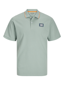 Jack & Jones Plus Size Koszulki z nadrukiem Koszula polo -Iceberg Green - 12275744
