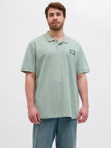 Jack & Jones Plus Size Koszulki z nadrukiem Koszula polo -Iceberg Green - 12275744